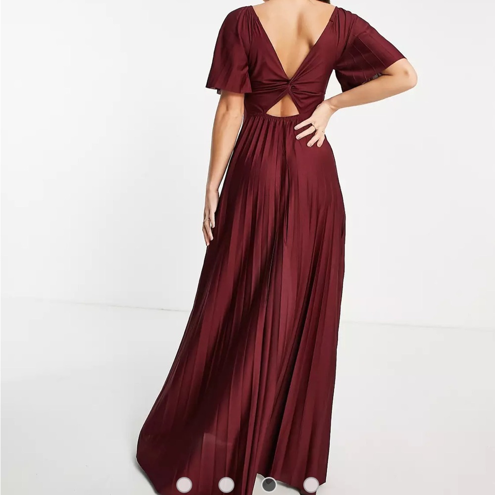 ASOS brand maroon/oxblood dress size uk18 new